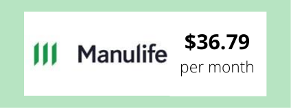 Manulife Insurance rate per month